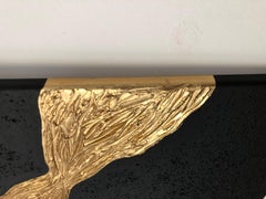 Serie "Olas del Océano" - 3D negro y dorado texturizado