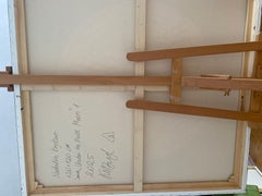 Serie "Unter dem Vollmond 1" - Blattgold 3D, strukturiert, Minimalismus