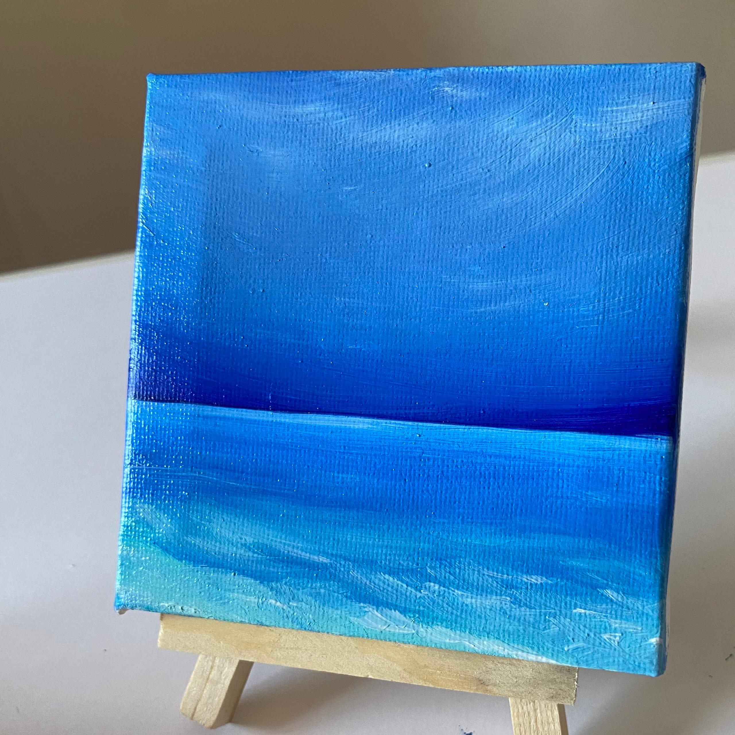 Paysage marin d'été 2 - eau bleue, horizon, océan 3