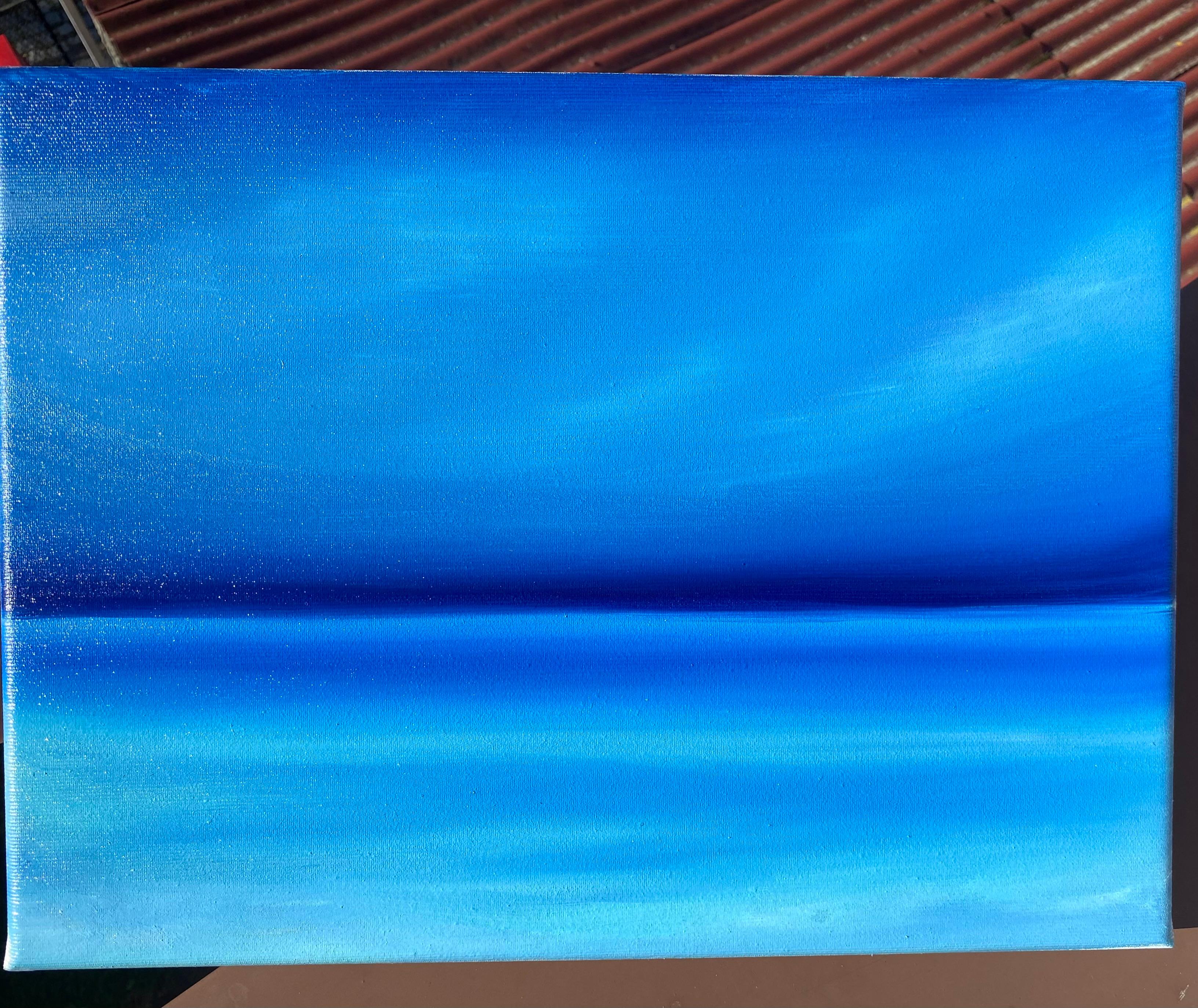 Paisaje marino de verano - horizonte, agua, puesta de sol, océano en venta 1