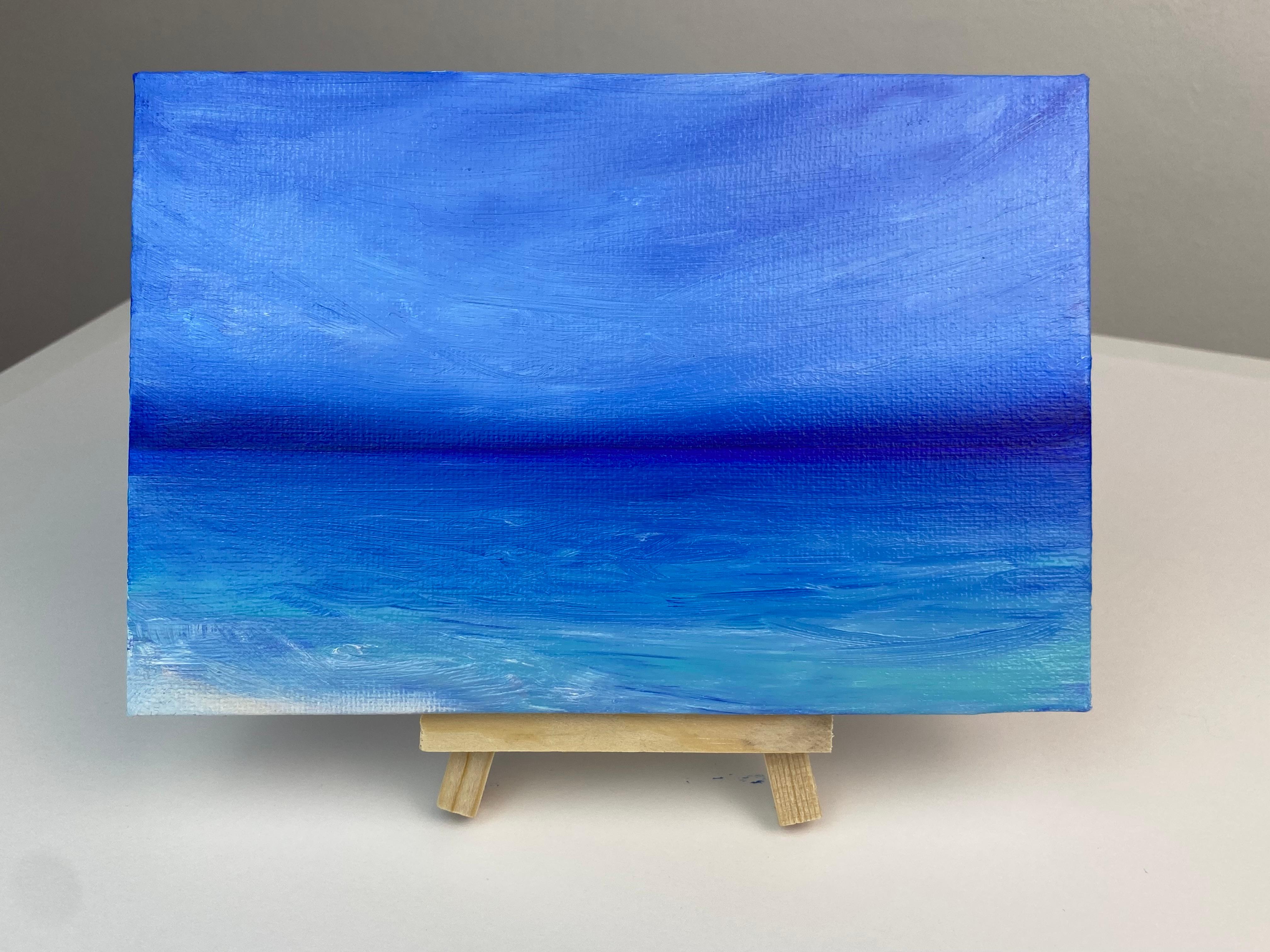 Giornata di sole - lago azzurro, acqua, skyline, oceano in vendita 2