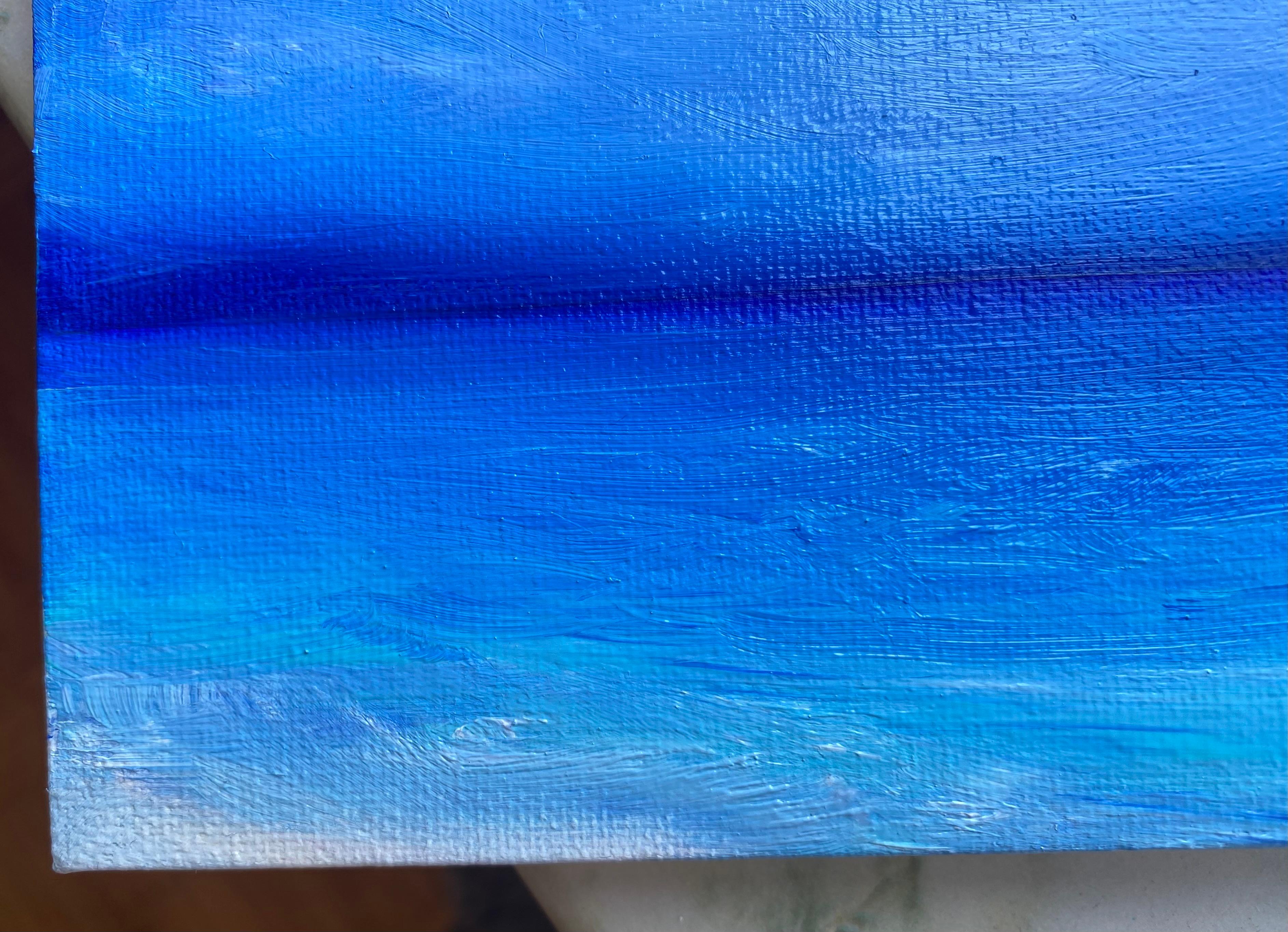 Giornata di sole - lago azzurro, acqua, skyline, oceano in vendita 3