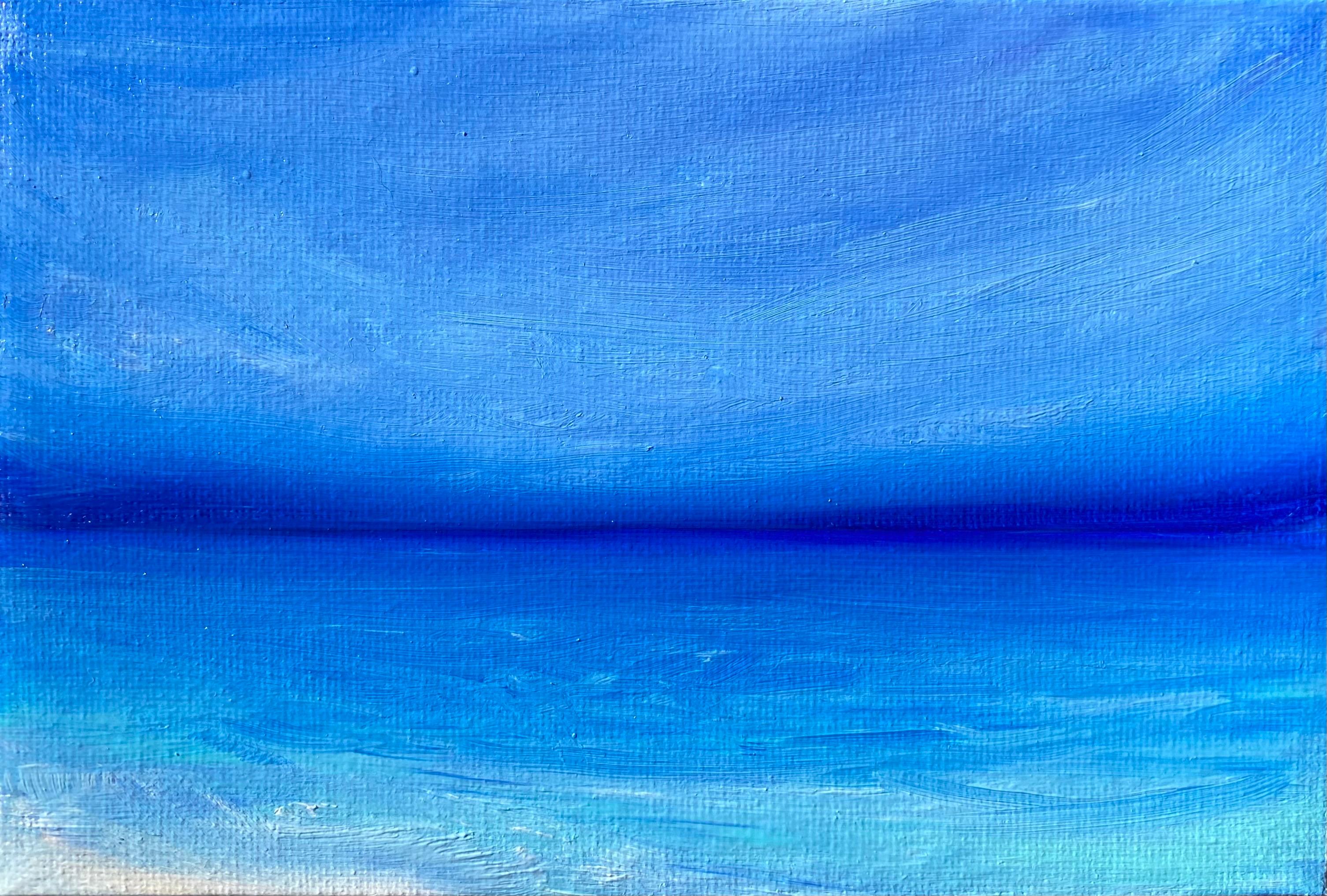 Giornata di sole - lago azzurro, acqua, skyline, oceano in vendita 4