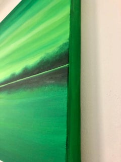 The Green Lake (Grüner See), Austria, abstract seascape Minimalism