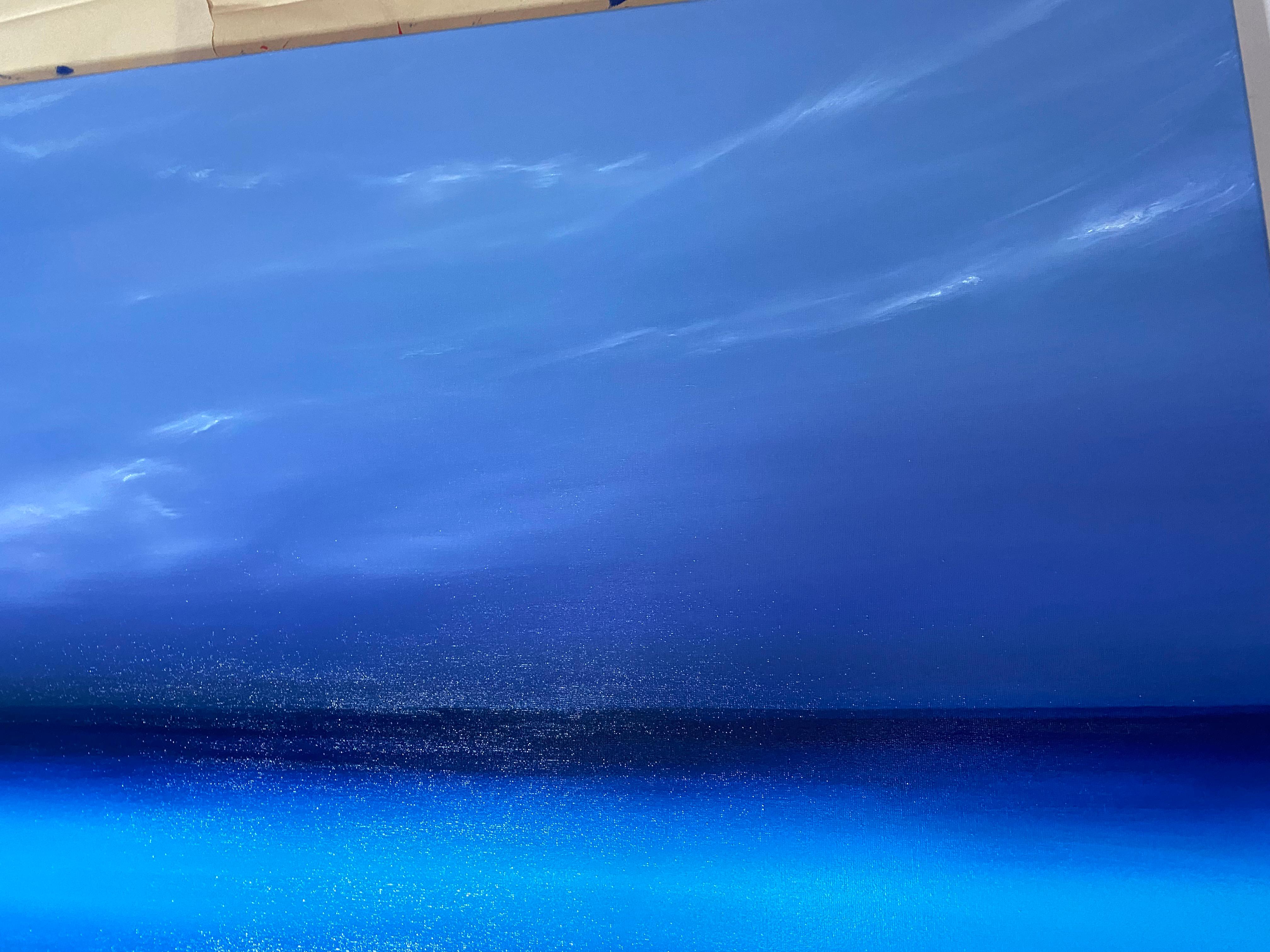 Océano turquesa -  agua, horizonte, paisaje marino azul, olas en venta 1