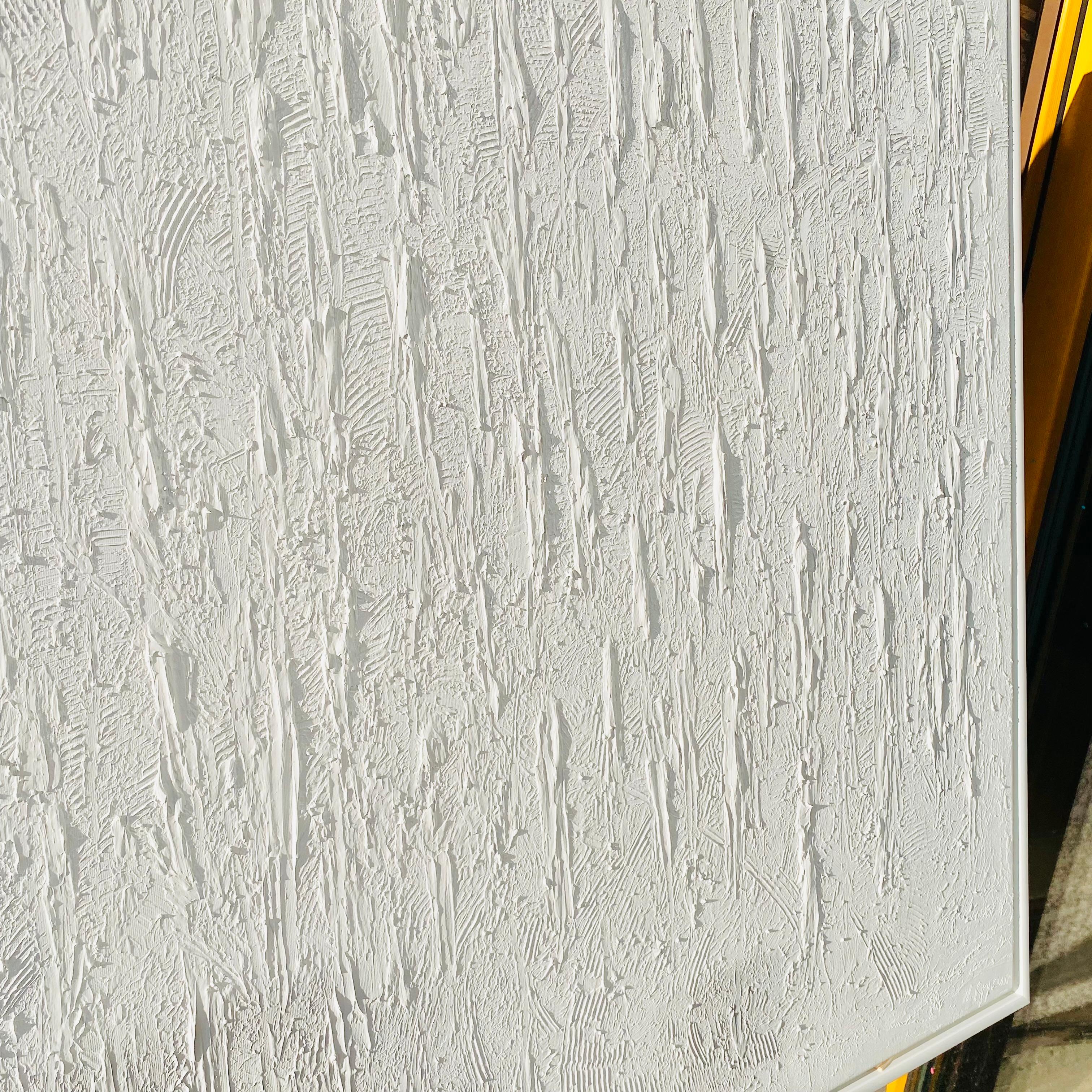 Paysage abstrait blanc en 3D, texturé en vente 5