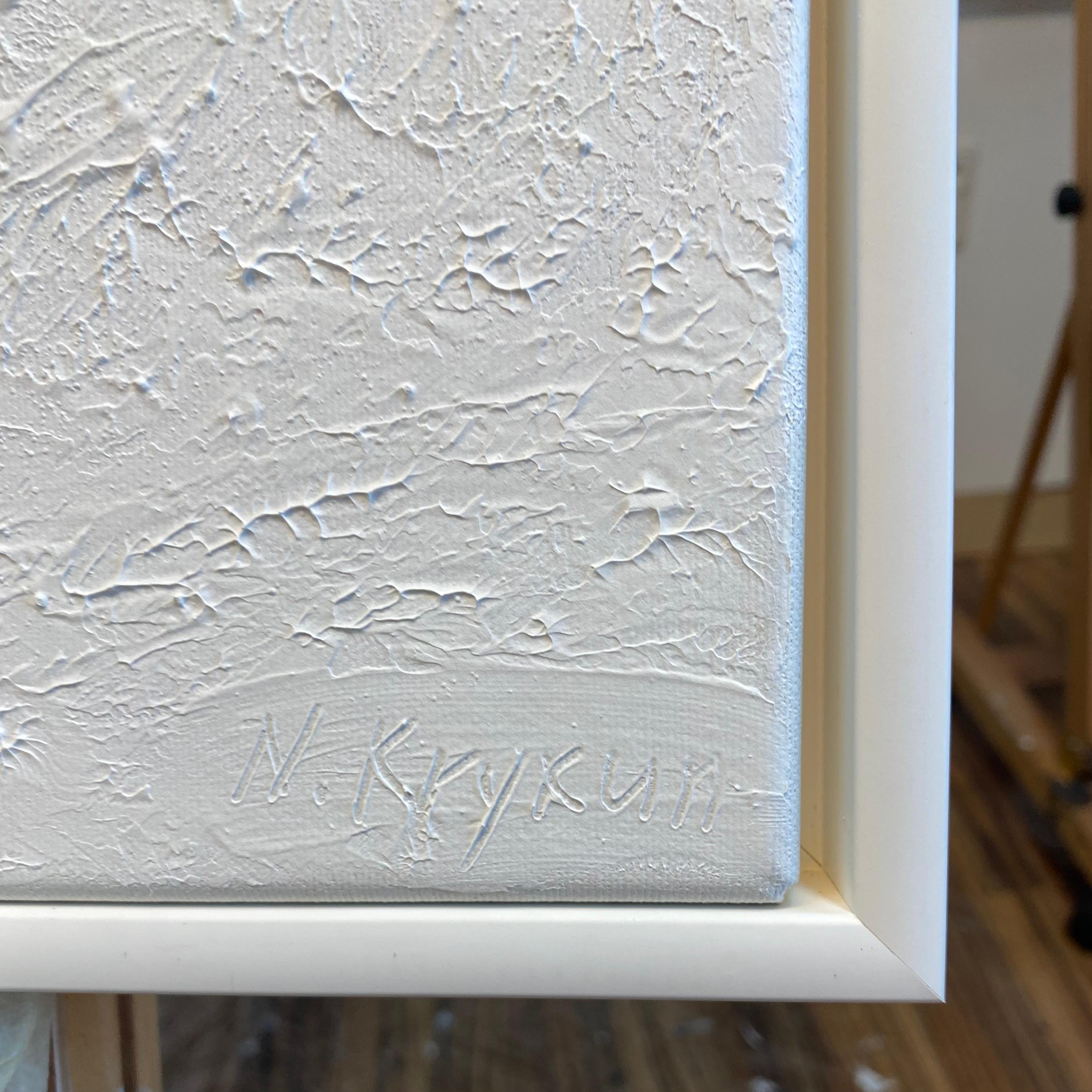 Paysage abstrait blanc en 3D, texturé en vente 3