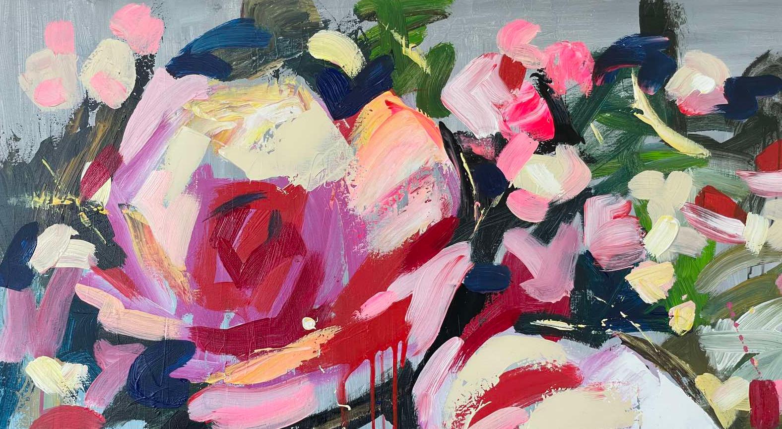 Rose di Volyn - Painting di  Nataliia Svitlychna
