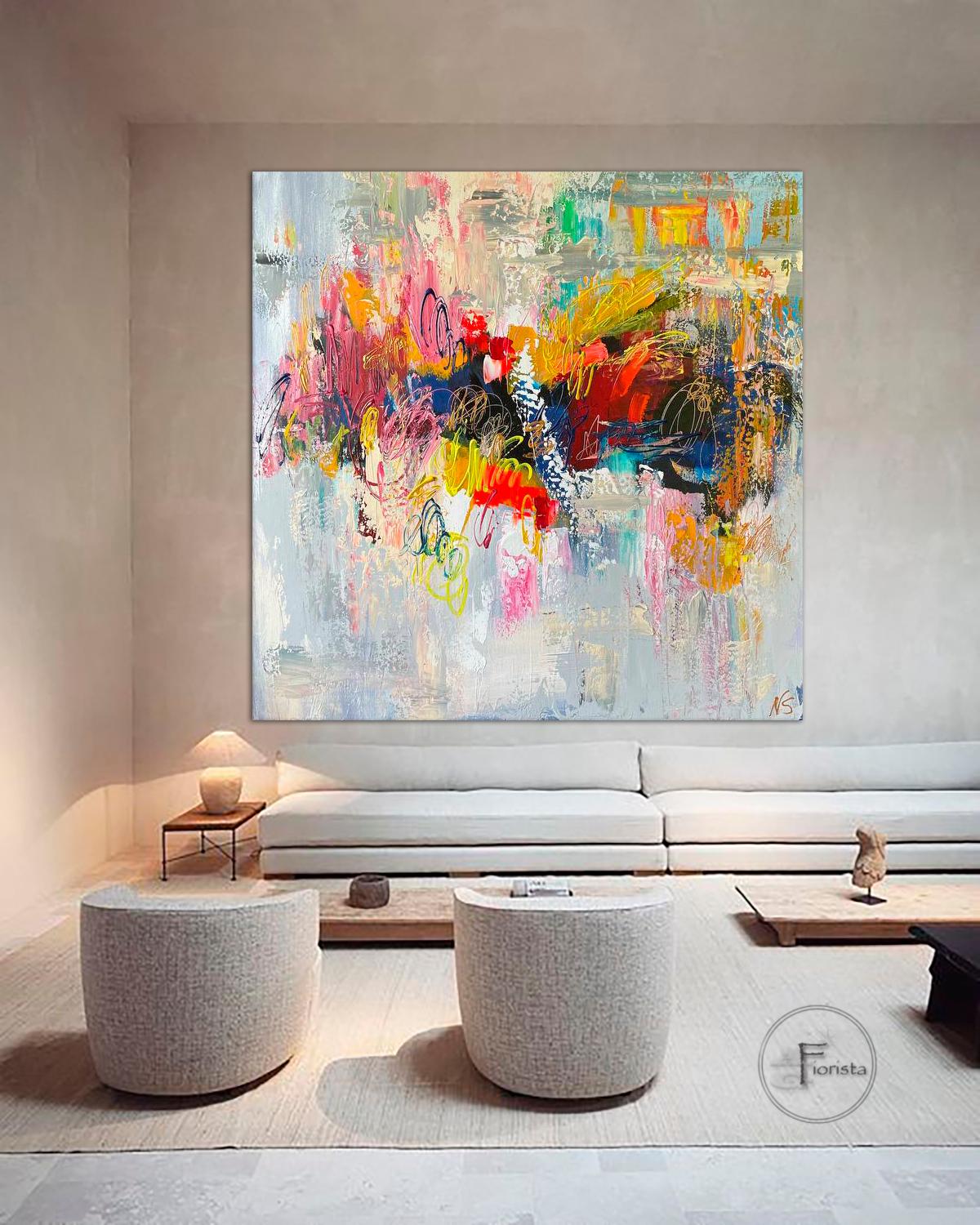 Nataliia Svitlychna Abstract Painting - Chinese dragon