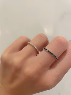 Natalina Jewellery Diamond Eternity Band Ring Yellow Gold