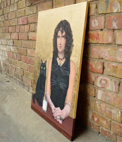 Ritratto contemporaneo "Un bicchiere di latte