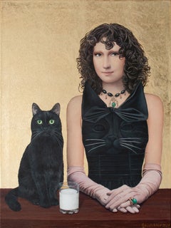 Ritratto contemporaneo "Un bicchiere di latte