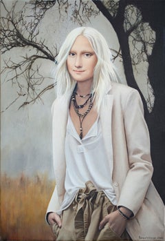 Ritratto contemporaneo "Passeggiata d'autunno