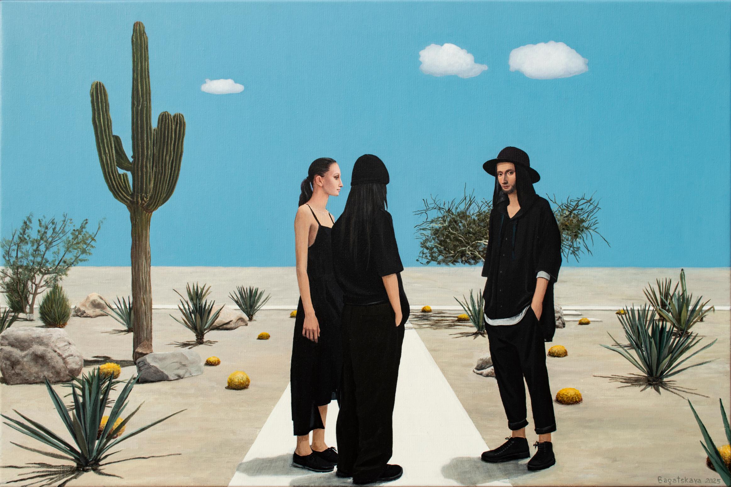 Retrato contemporáneo "Código de vestimenta: Desierto"