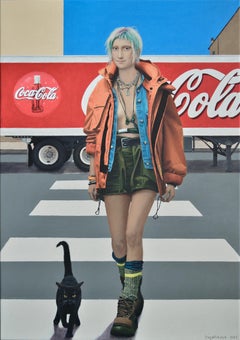 Contemporary portrait "F@ck the Rules"