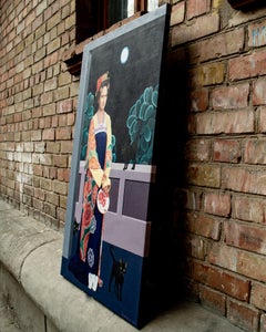 Retrato contemporáneo "Luna llena"