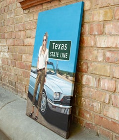 Contemporary portrait "Here Comes Texas!.."