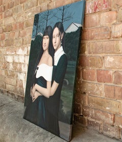 Contemporary portrait "I'll Tell You..."