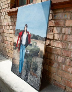 Contemporary portrait "Keep Going on Foot"