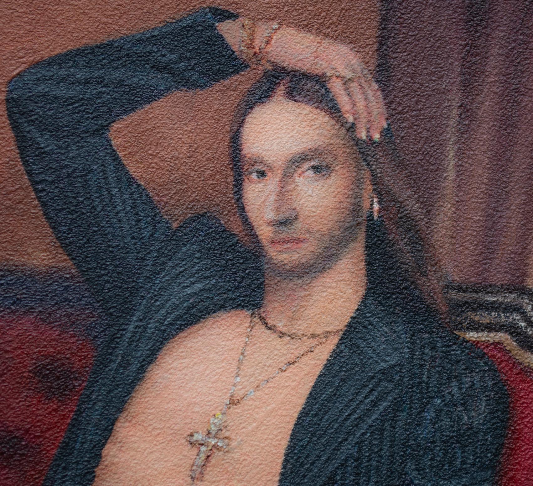 J'ai arrêté les commandes de portraits il y a un certain temps parce que c'était trop éprouvant pour les nerfs. J'avais l'habitude d'essayer de répondre à tous les souhaits des clients, mais avec le temps, je me suis rendu compte que cela apportait