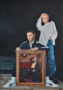 Contemporary portrait "Oh my God, or a Custom Portrait"