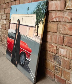 Contemporary Portrait "Rotes Auto"