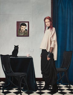 Contemporary portrait "Coffee with the President"