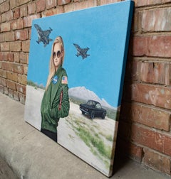 Contemporary portrait "Remove Before Flight"