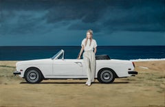 Contemporary portrait "When the Beach is Your Parking Lot"