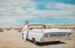 Contemporary portrait "White Lincoln"