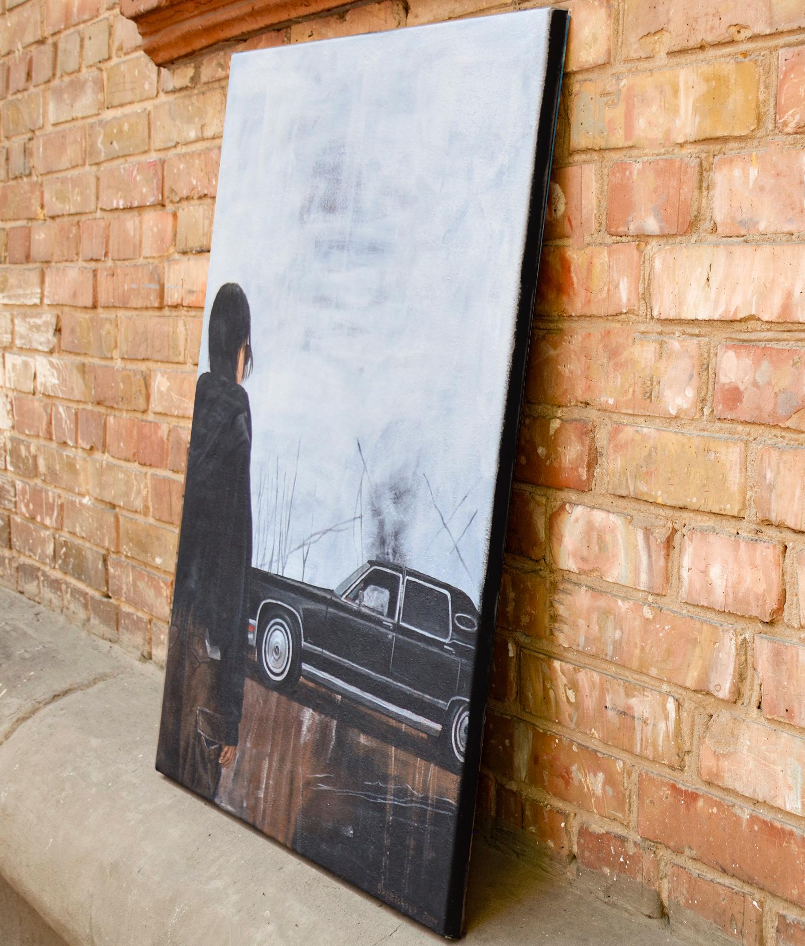 Die Echos der unsichtbaren Straße – Painting von Nataliya Bagatskaya