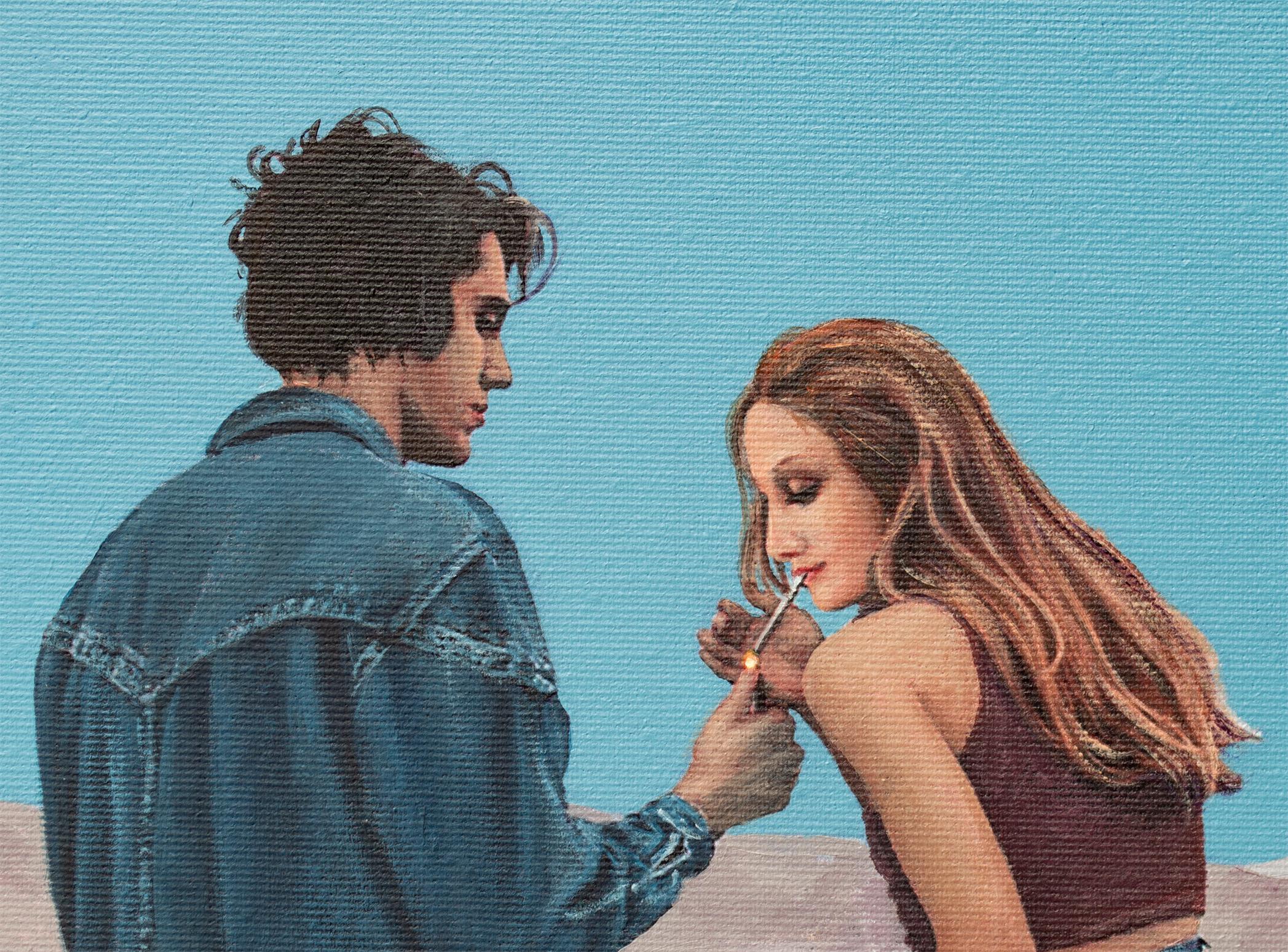 error 404: Gasoline nicht gefunden (Realismus), Painting, von Nataliya Bagatskaya