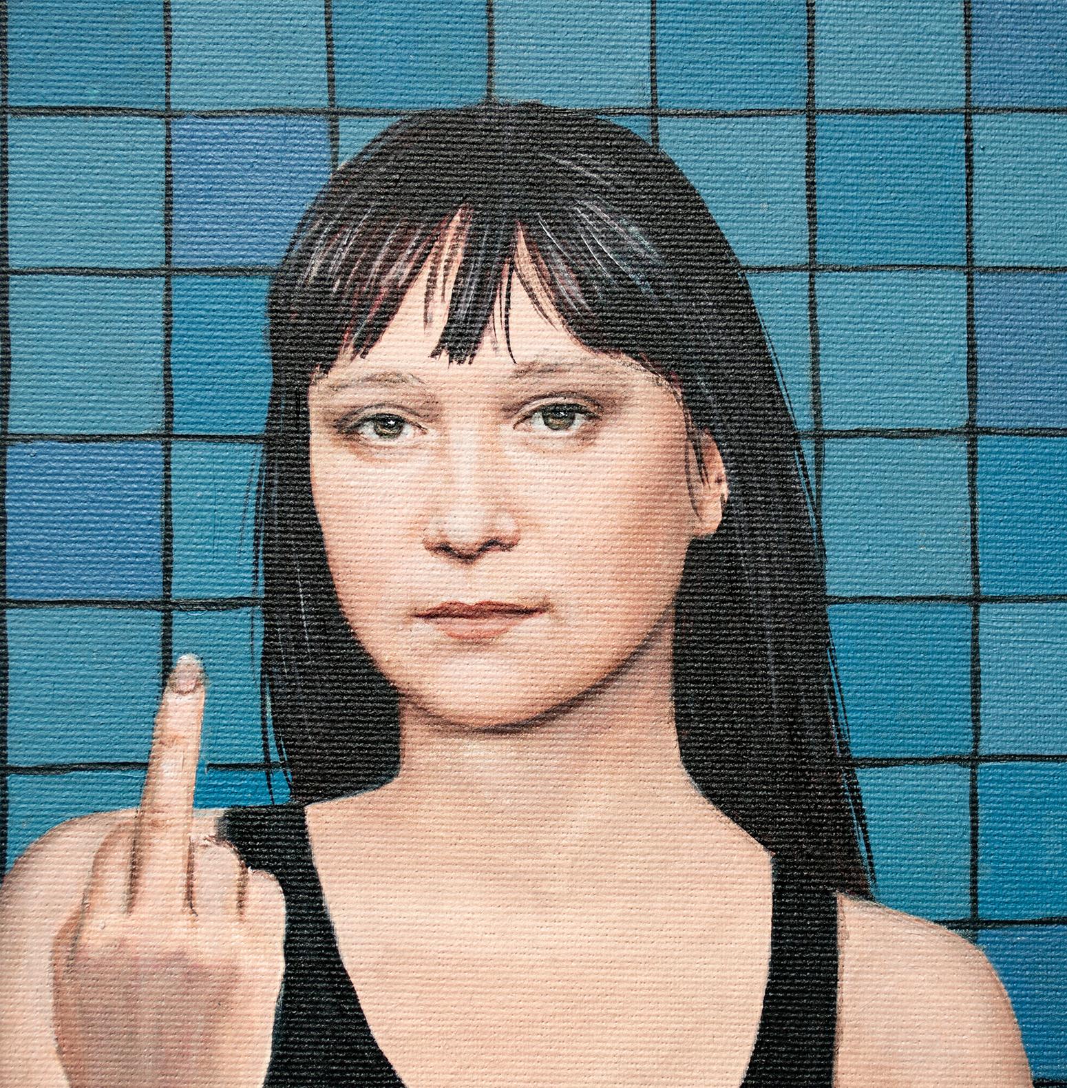 F@ck russland (Realismus), Painting, von Nataliya Bagatskaya