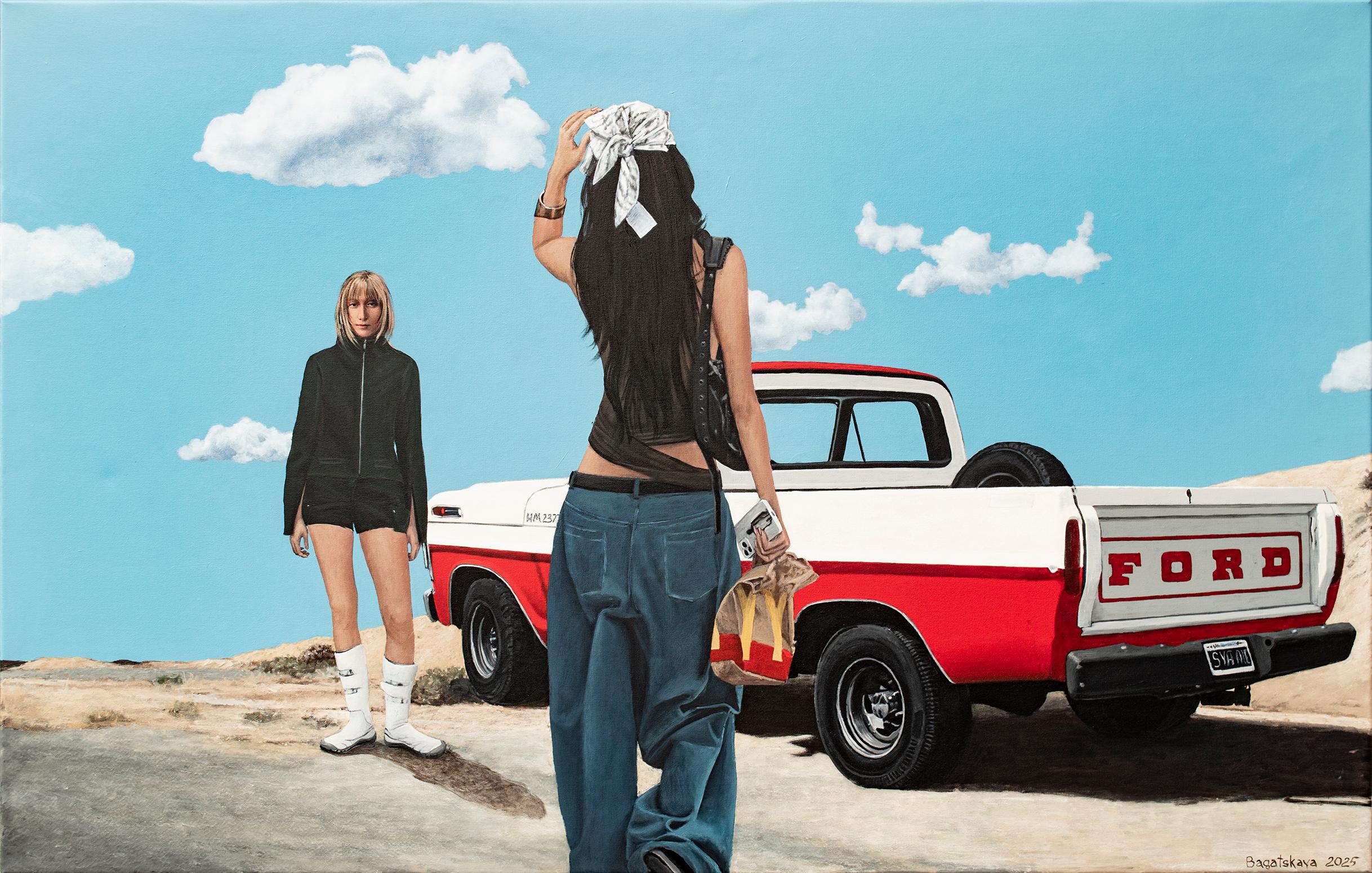 Autopista a McHeaven - Painting de Nataliya Bagatskaya