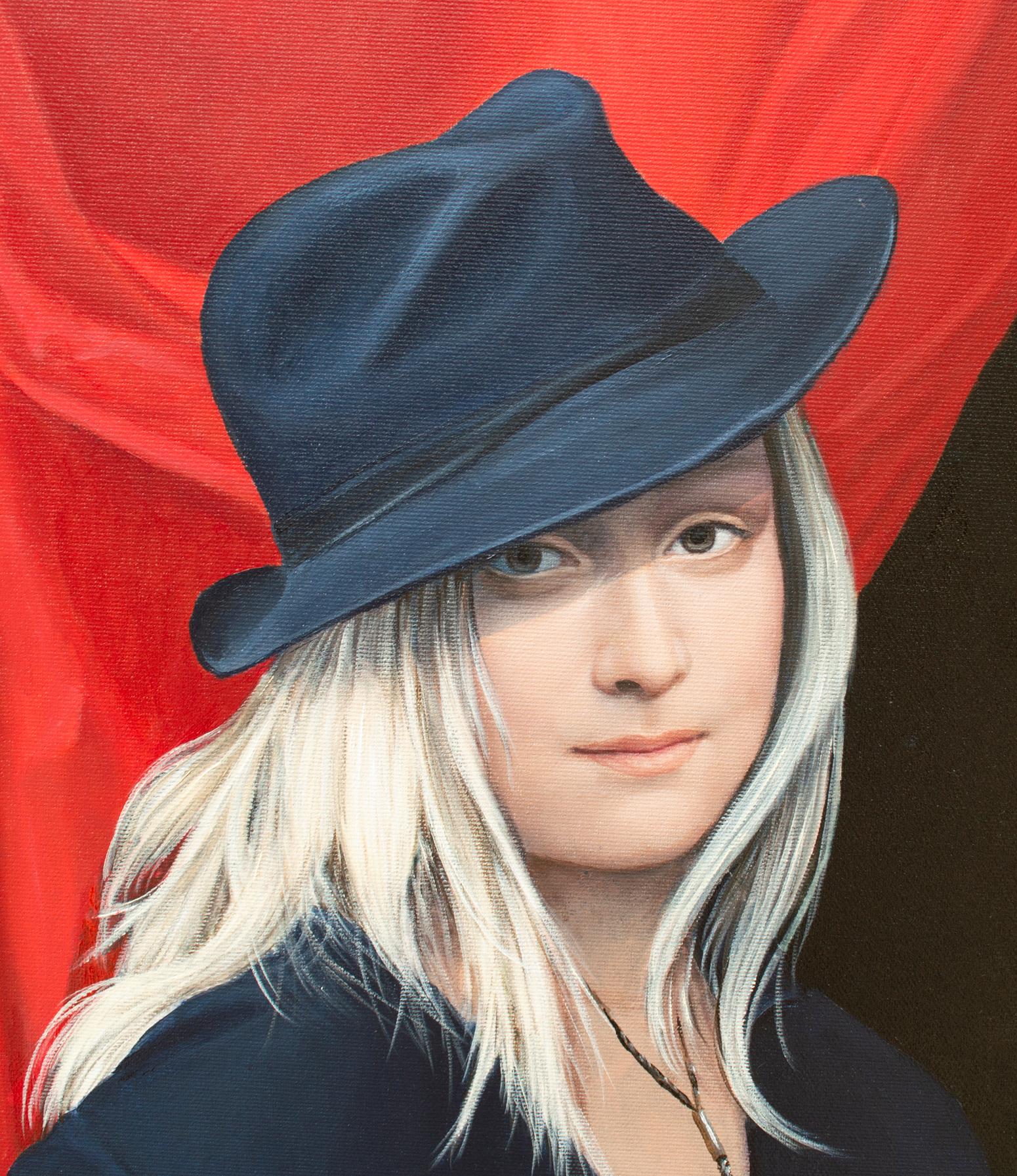 Miss Marlboro (Realismus), Painting, von Nataliya Bagatskaya