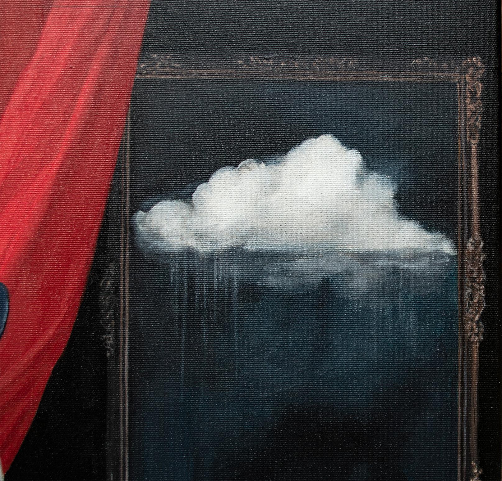 Miss Marlboro (Schwarz), Figurative Painting, von Nataliya Bagatskaya
