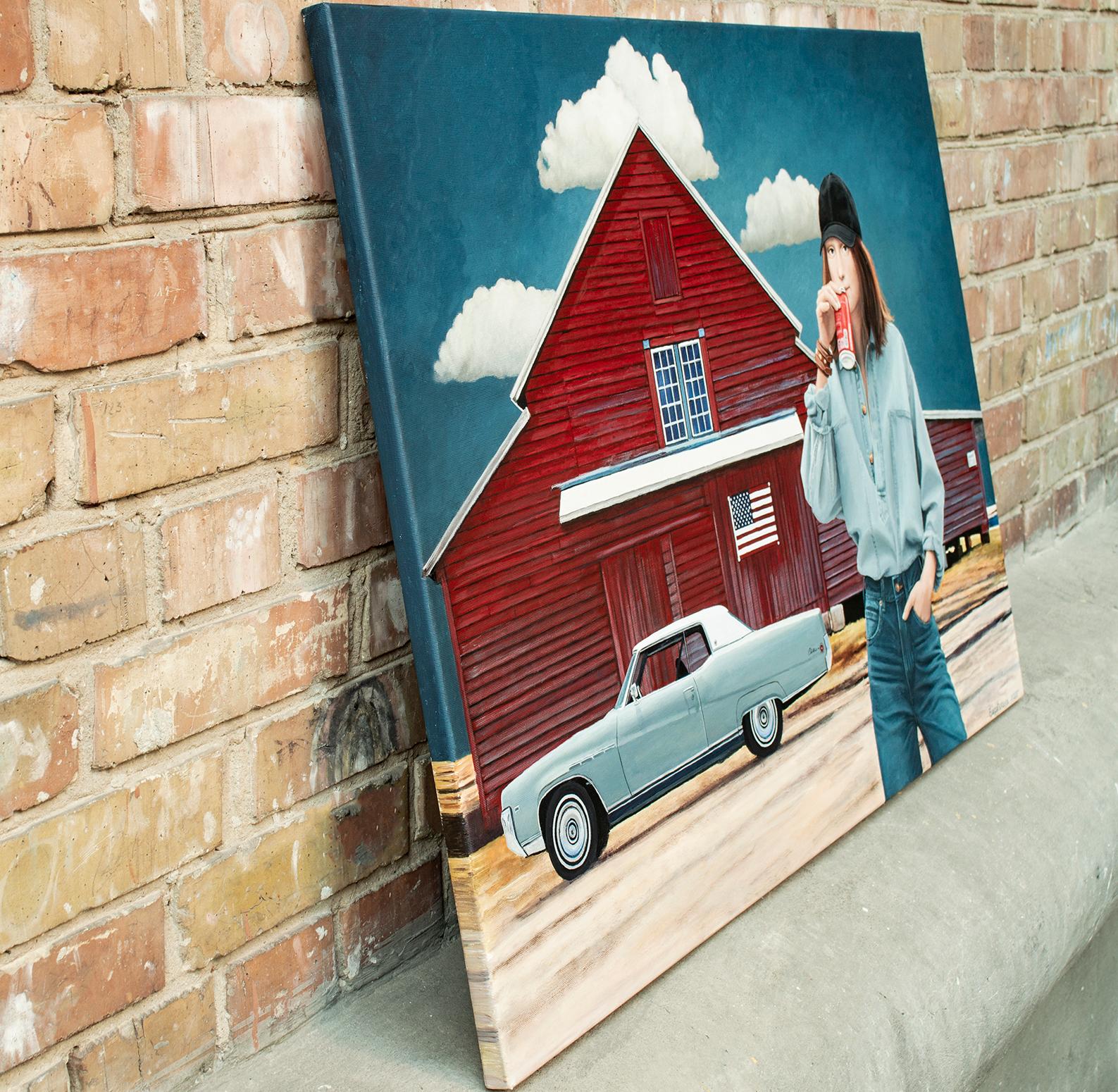 Open Road Ballad - Painting by Nataliya Bagatskaya