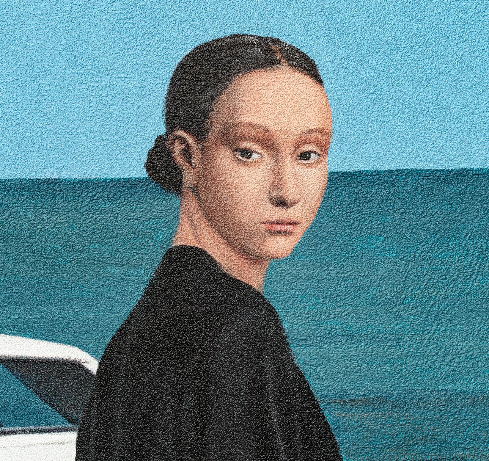 ¿Remar o montar? - Painting Realista de Nataliya Bagatskaya
