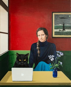 Le chat lit d'abord les e-mails