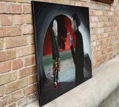 "The Illusion of Safety" Realist Acrylic Painting on Canvas, Signed