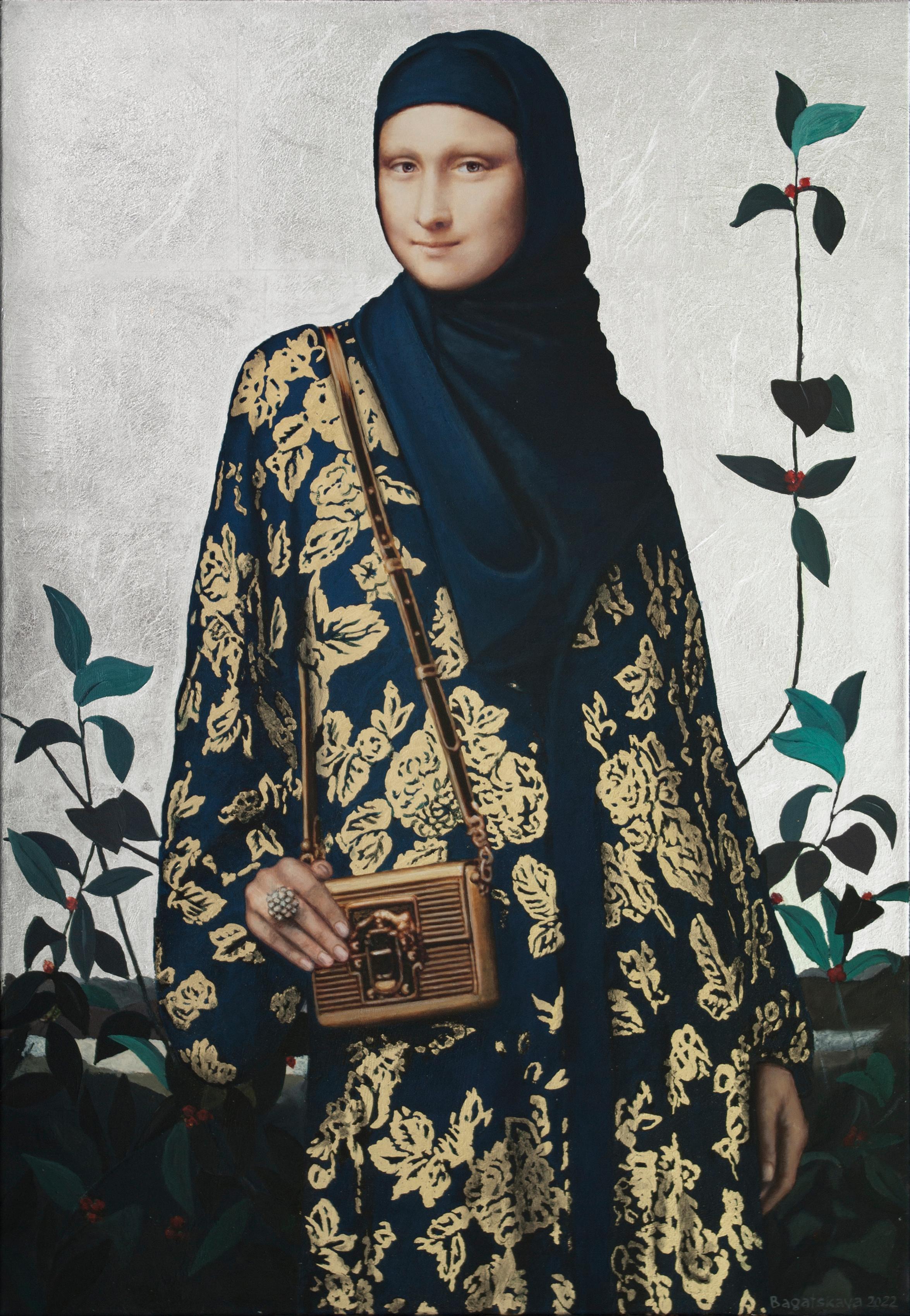 Nataliya Bagatskaya Portrait Painting - The Promenad