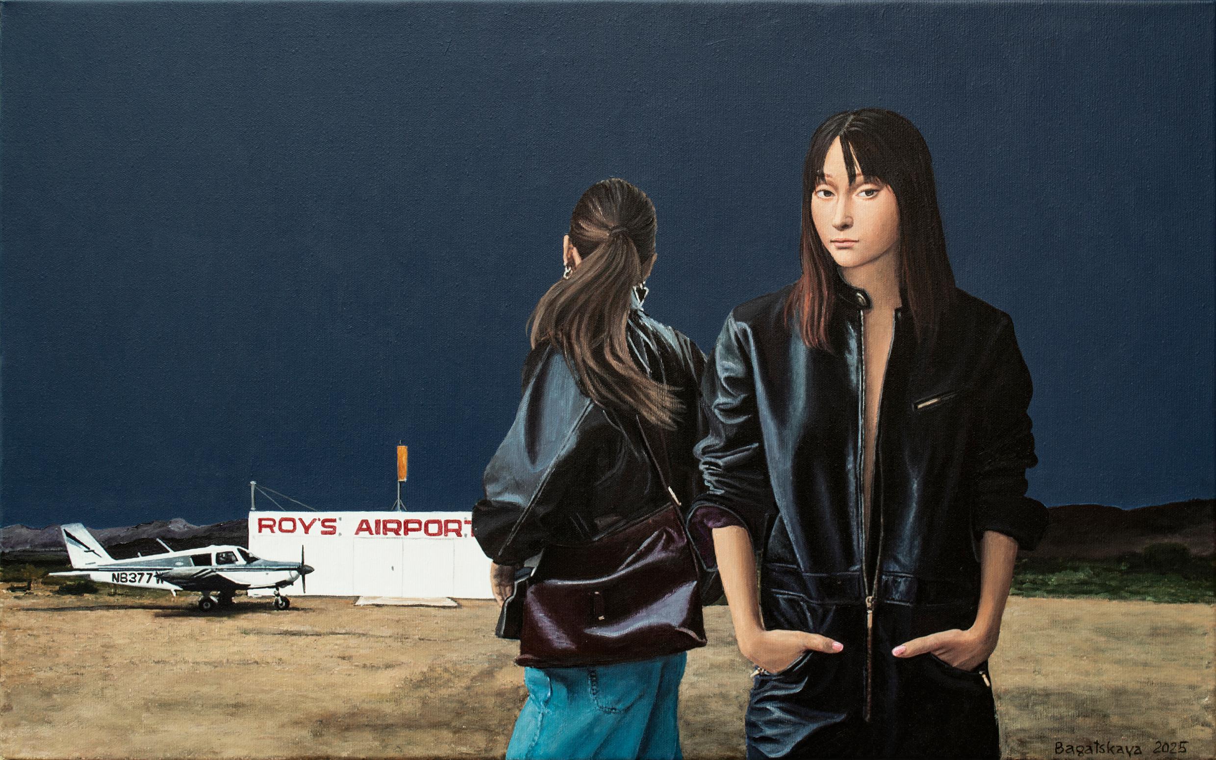 Portrait Painting de Nataliya Bagatskaya - ¿Volar o no volar?