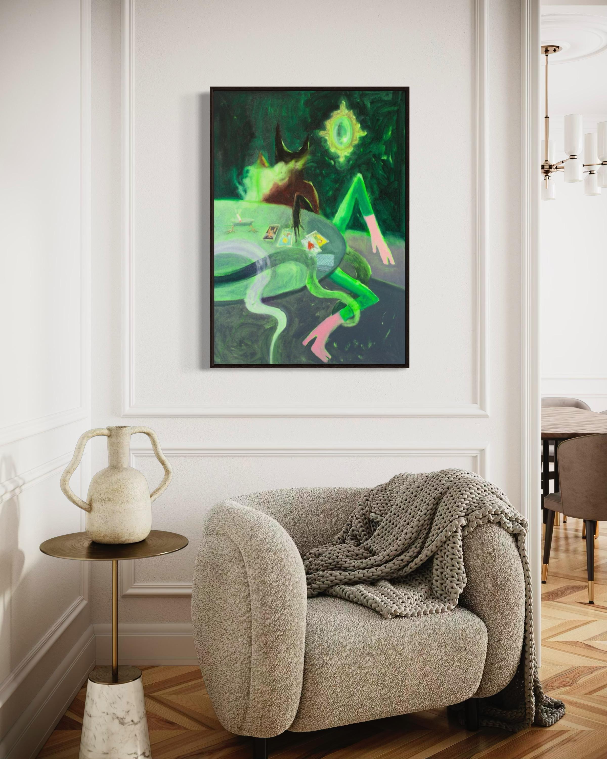 Foggy future, 100x70 cm, oil on canvas For Sale 1