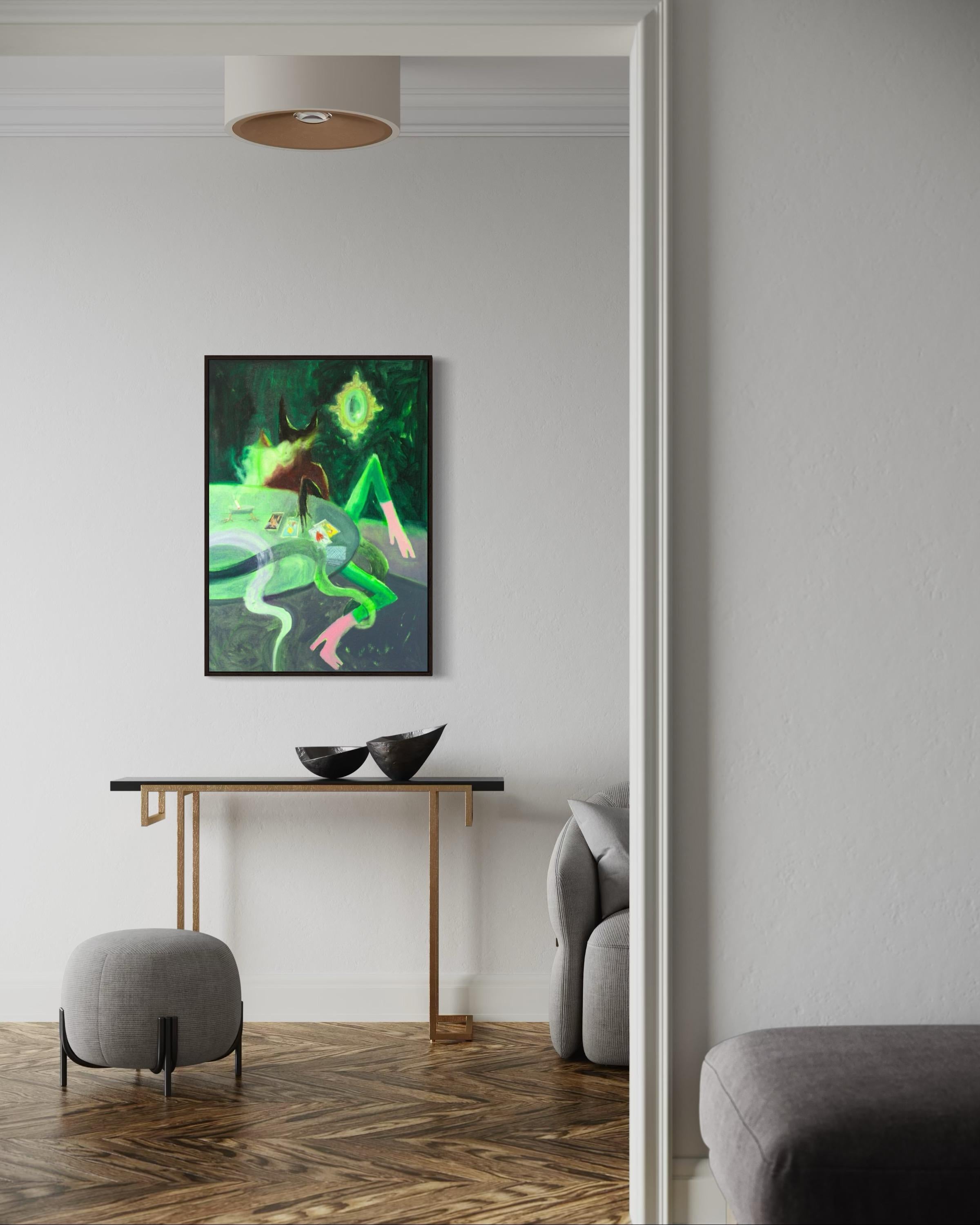 Foggy future, 100x70 cm, oil on canvas For Sale 2