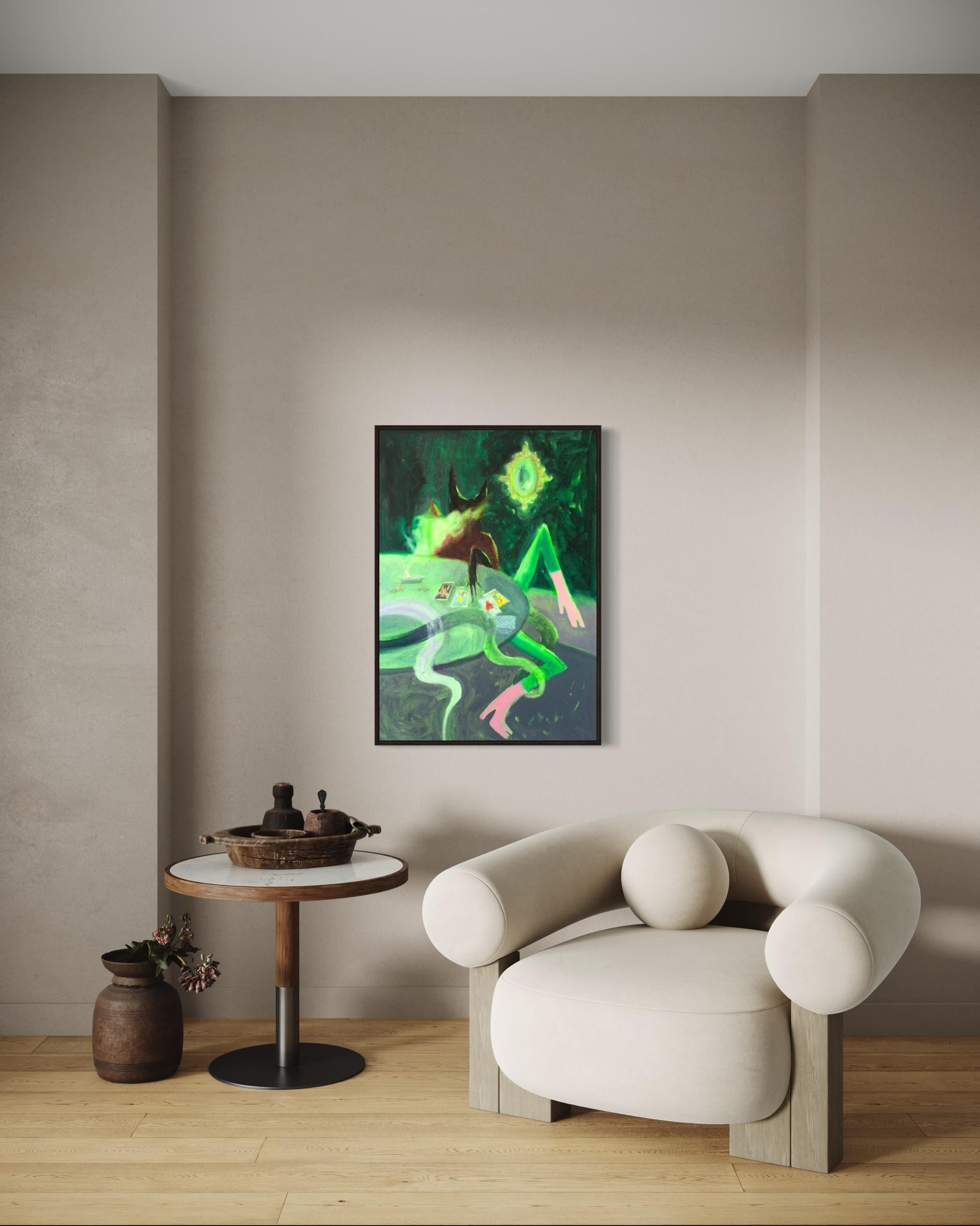 Foggy future, 100x70 cm, oil on canvas For Sale 4