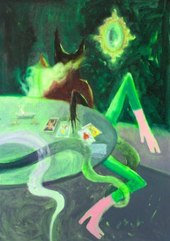 Futuro nebbioso, 100x70 cm, olio su tela