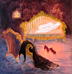 Light break, 100x100 cm, oil on canvas