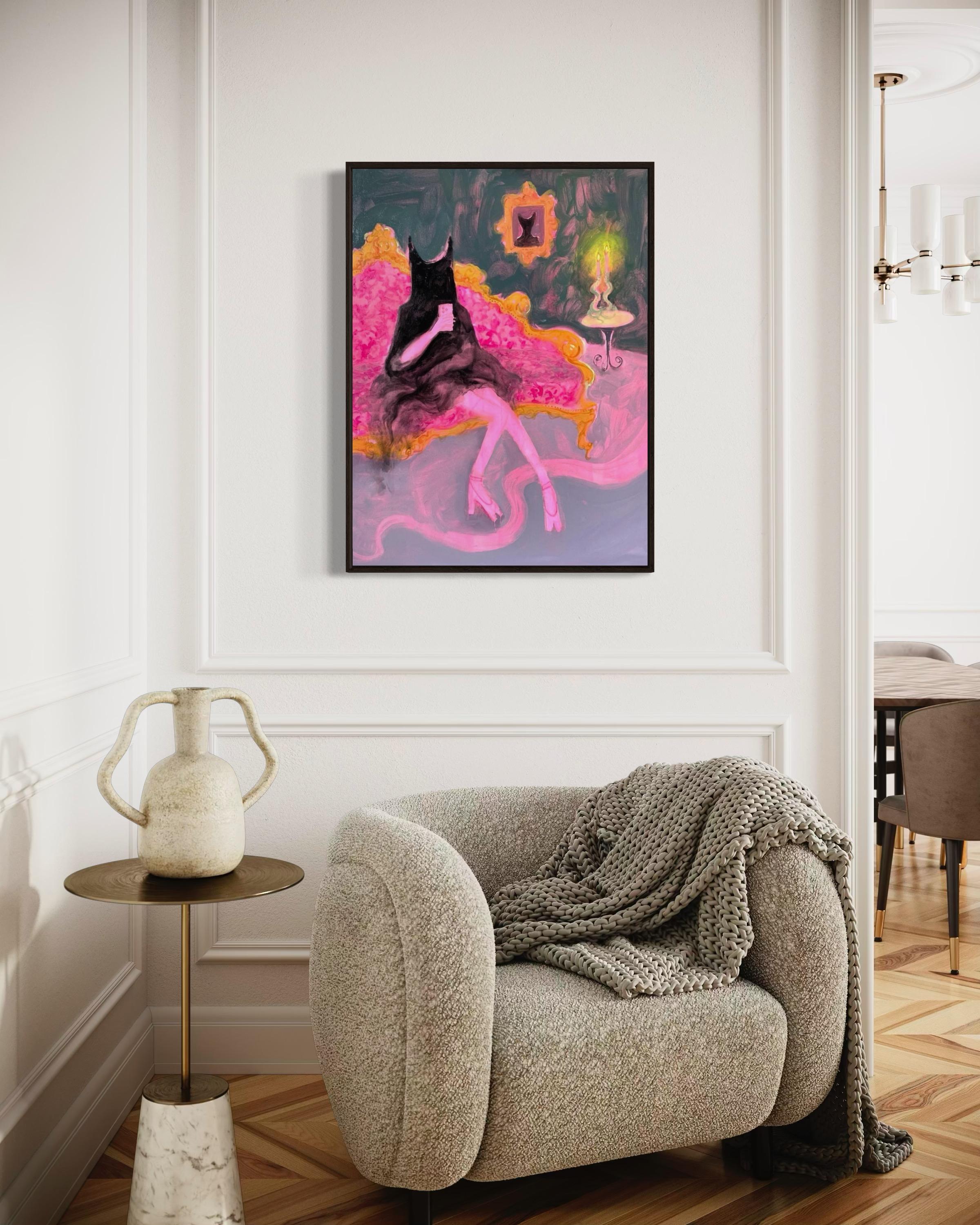Búsqueda, 90x70 cm, óleo sobre lienzo en venta 1