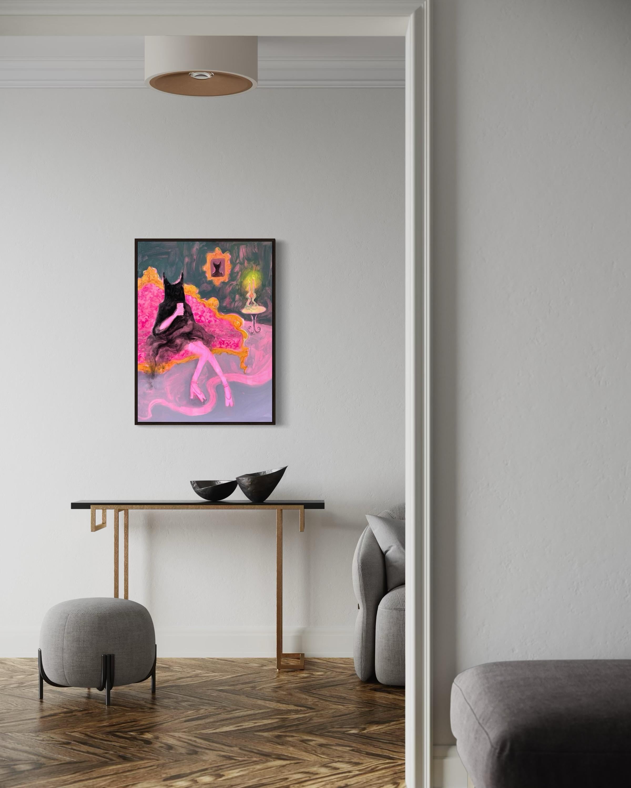 Búsqueda, 90x70 cm, óleo sobre lienzo en venta 2