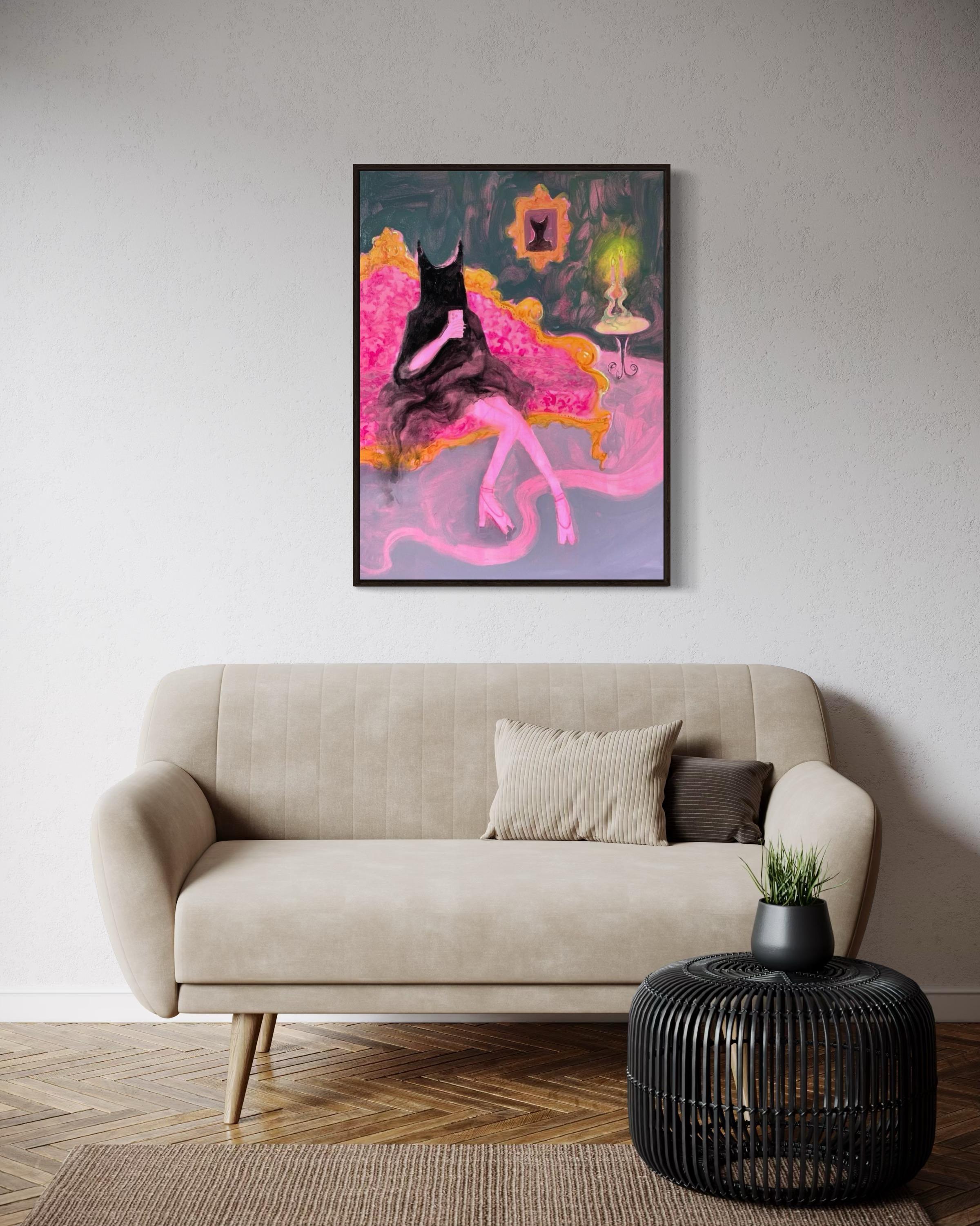 Búsqueda, 90x70 cm, óleo sobre lienzo en venta 3